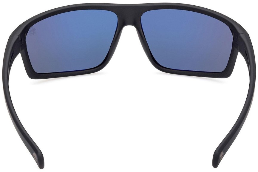 Sonnenbrille Timberland TB9307 02D Polarized Rechteck Schwarz