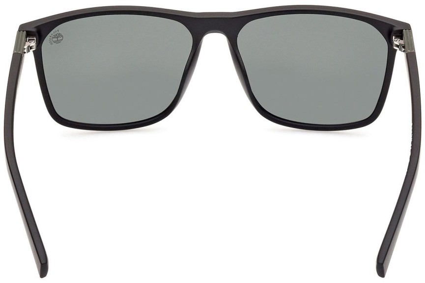 Sunglasses Timberland TB9312 02R Polarized Quadratisch Schwarz