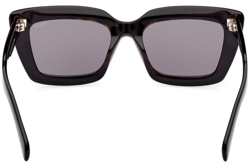 Sunglasses Emilio Pucci EP0202 01A Quadratisch Schwarz