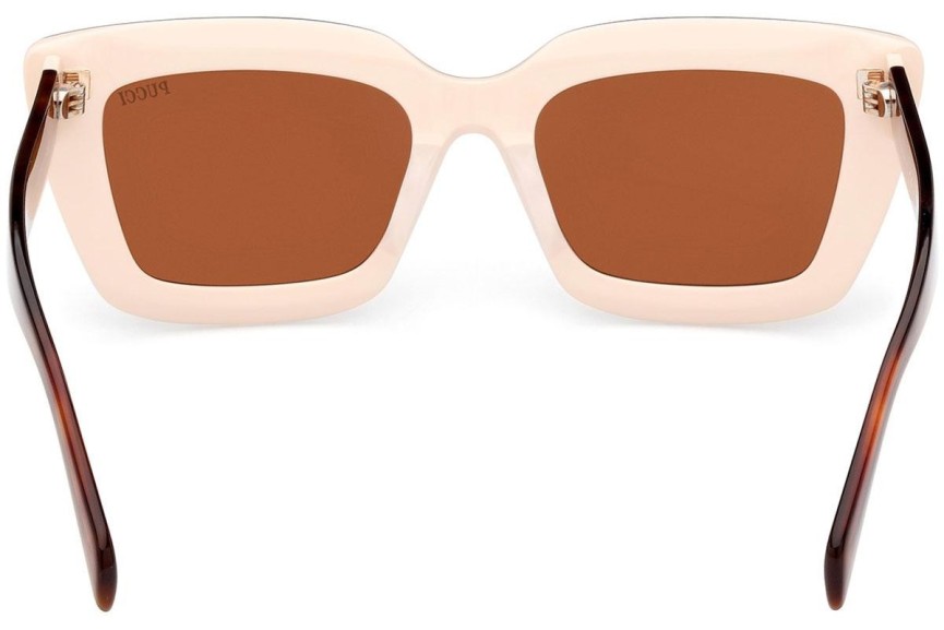 Sonnenbrille Emilio Pucci EP0202 53E Quadratisch Havanna