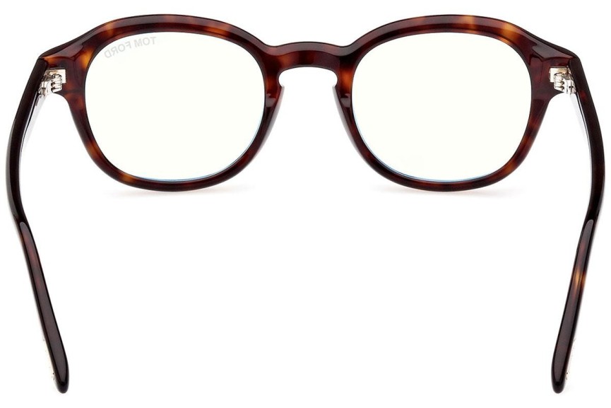 Brillen Tom Ford FT5871-B 052 Rund Havanna