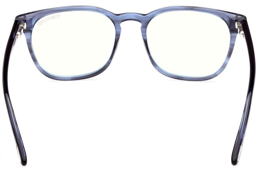 Brillen Tom Ford FT5868-B 092 Quadratisch Blau