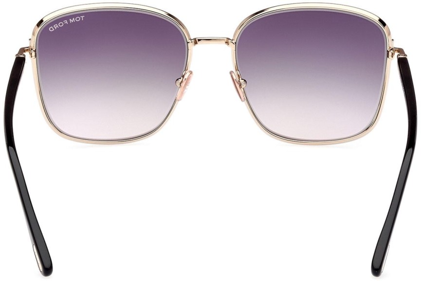 Sonnenbrille Tom Ford FT1029 28B Quadratisch Gold