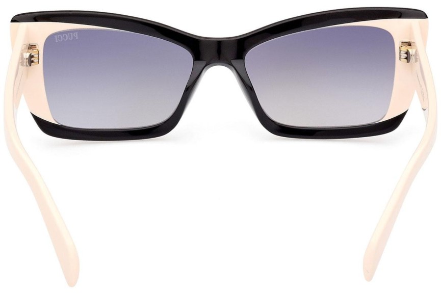 Sunglasses Emilio Pucci EP0205 05B Cat Eye Schwarz