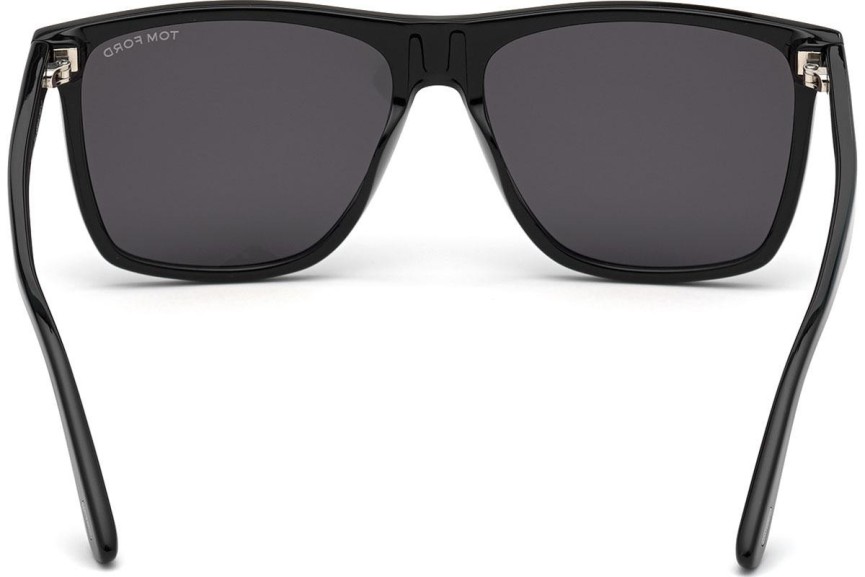 Sonnenbrille Tom Ford FT0832-N 01A Quadratisch Schwarz