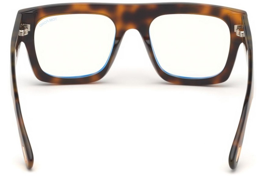 Glasses Tom Ford FT5634-B 056 Flat Top Havanna