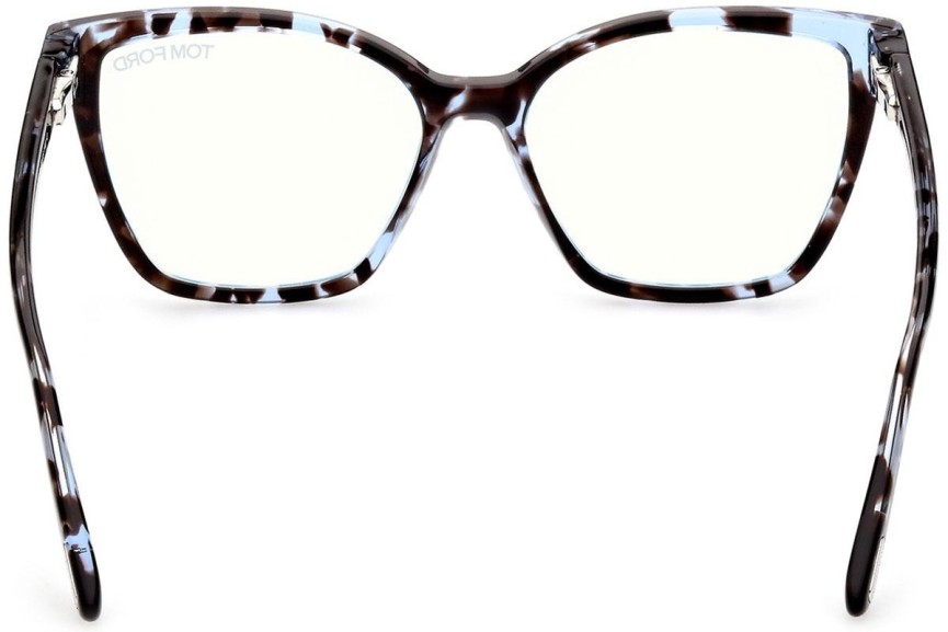 Glasses Tom Ford FT5812-B 055 Cat Eye Blau