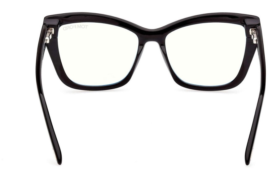 Brillen Tom Ford FT5826-B 001 Cat Eye Schwarz