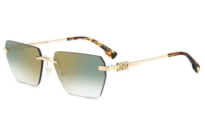 Sonnenbrille Dsquared2 D20102/S PEF/D6 Rechteck Gold