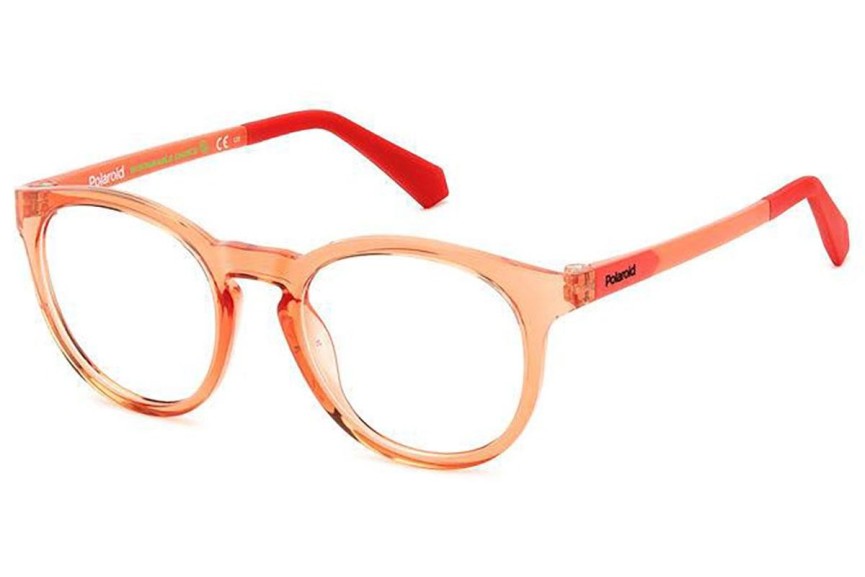 Glasses Polaroid Junior PLDD823 L7Q Rund Orange