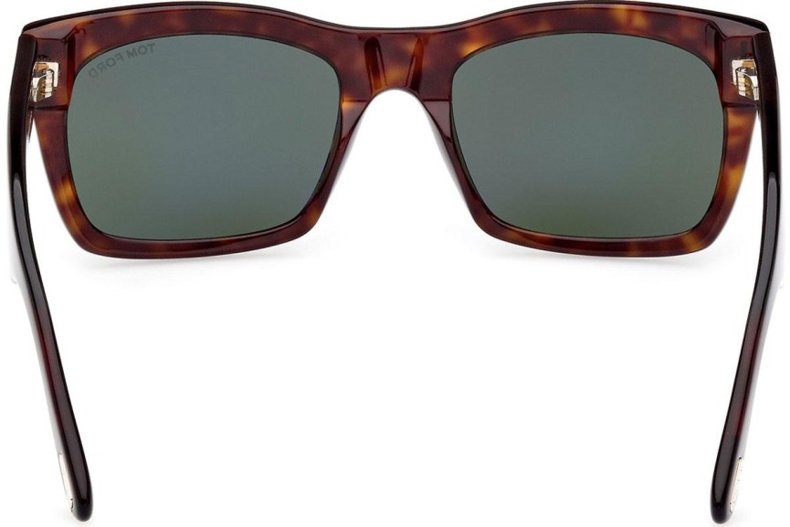 Sunglasses Tom Ford Nico 2 FT1062 52N Quadratisch Havanna