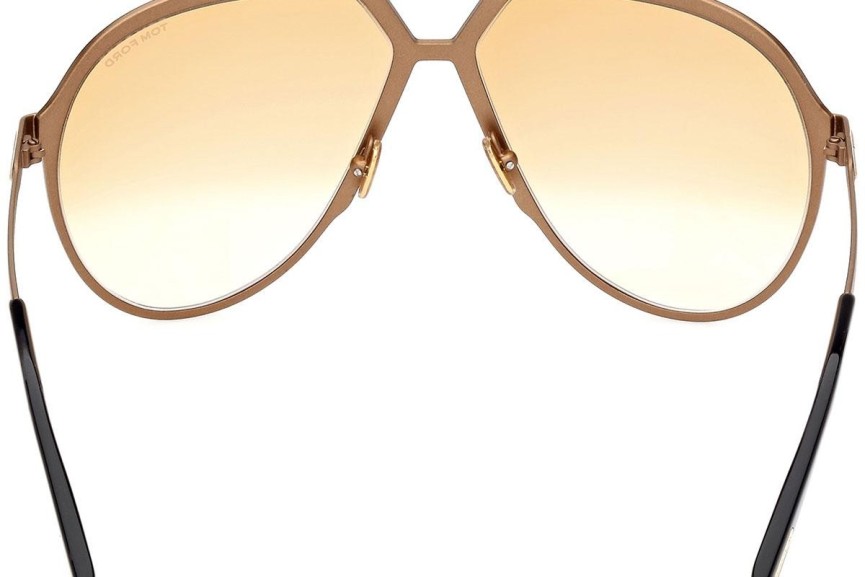 Sonnenbrille Tom Ford Xavier FT1060 30F Pilot Gold