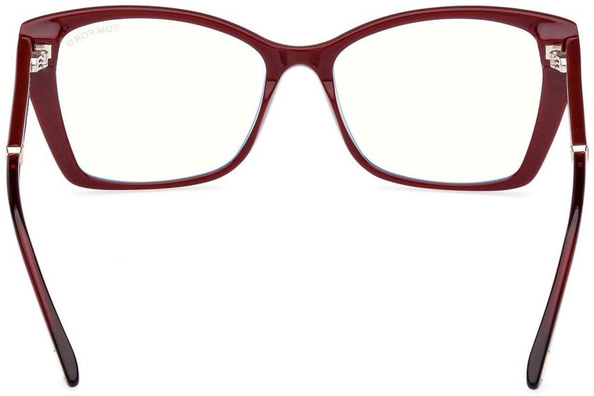 Brillen Tom Ford FT5893-B 069 Cat Eye Rot