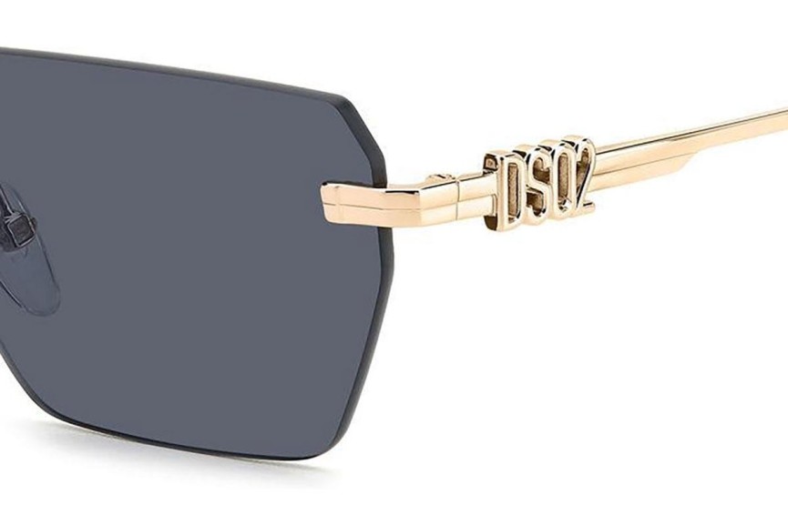 Sunglasses Dsquared2 D20102/S 807/2K Rechteck Gold