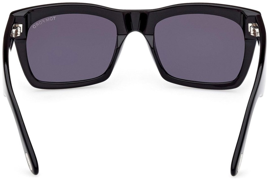 Sunglasses Tom Ford Nico 2 FT1062 01A Quadratisch Schwarz