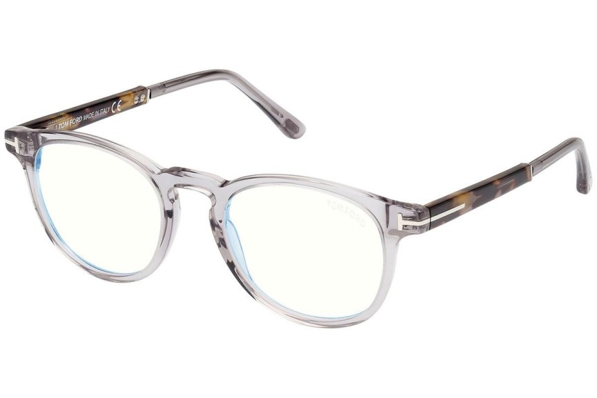 Glasses Tom Ford FT5891-B 020 Rund Grau