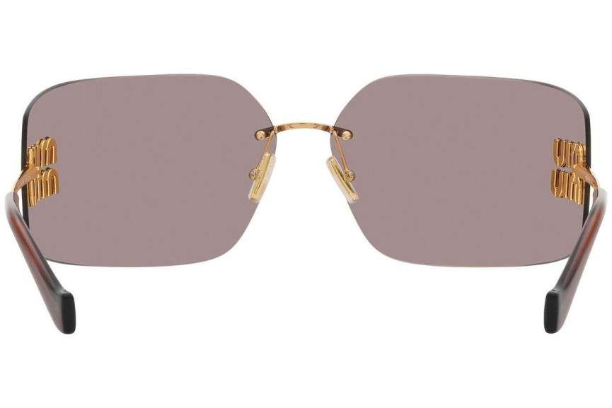 Sonnenbrille Miu Miu MU54YS 5AK06I Quadratisch Gold