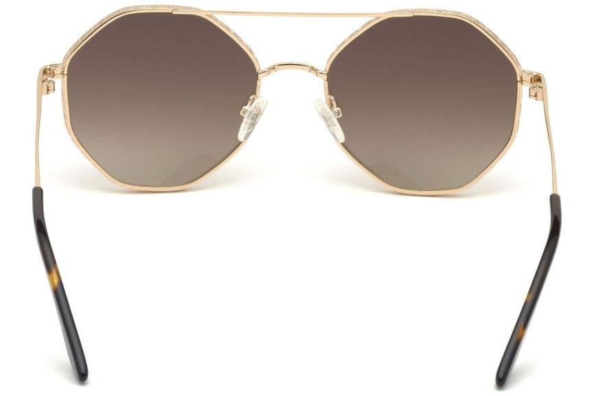 Sonnenbrille Guess GU7636 33F Rund Gold