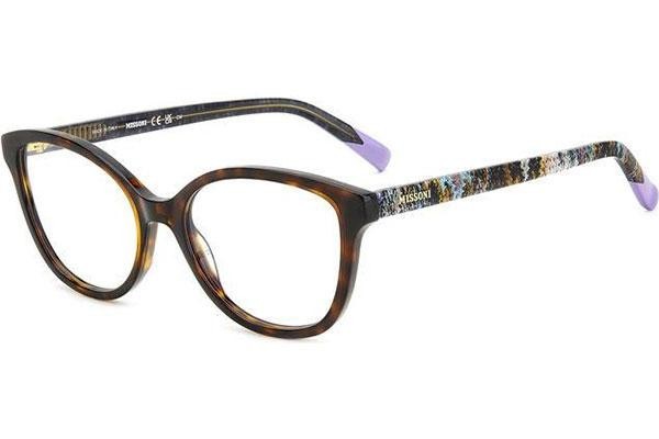 Glasses Missoni MIS0149 086 Cat Eye Havanna