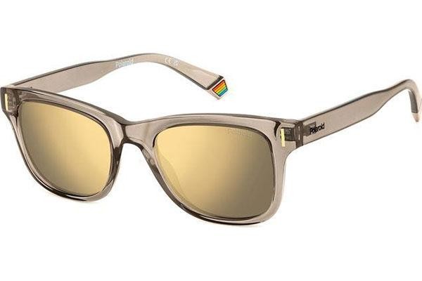 Sonnenbrille Polaroid PLD6206/S 10A/LM Polarized Rechteck Beige