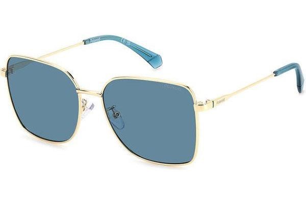 Sonnenbrille Polaroid PLD4158/G/S/X OGA/C3 Polarized Quadratisch Gold