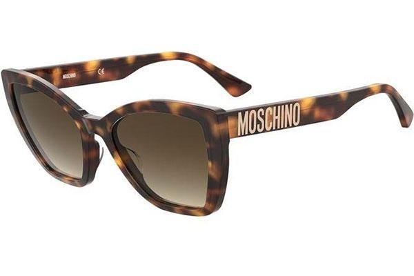 Sonnenbrille Moschino MOS155/S 05L/HA Cat Eye Havanna