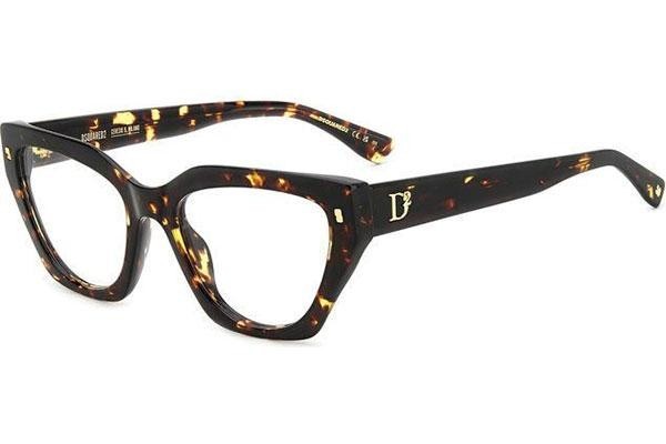 Glasses Dsquared2 D20117 086 Cat Eye Havanna