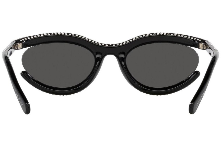 Sunglasses Swarovski SK6006 100187 Oval Schwarz