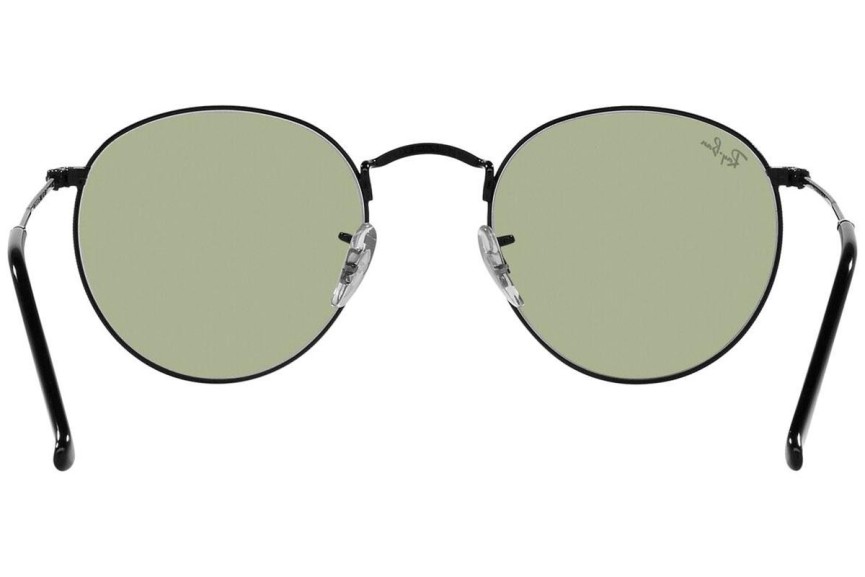 Sonnenbrille Ray-Ban Round Metal RB3447 002/52 Rund Schwarz