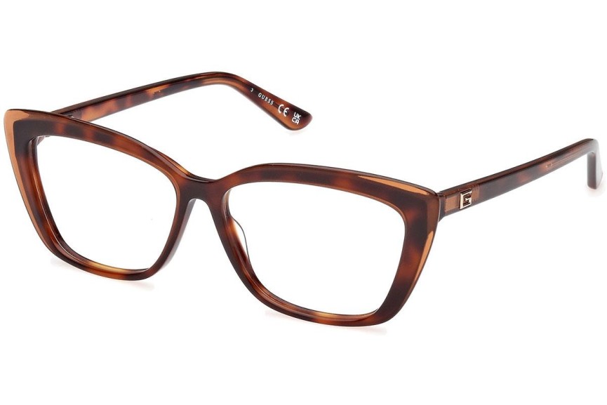 Glasses Guess GU2977 052 Quadratisch Havanna