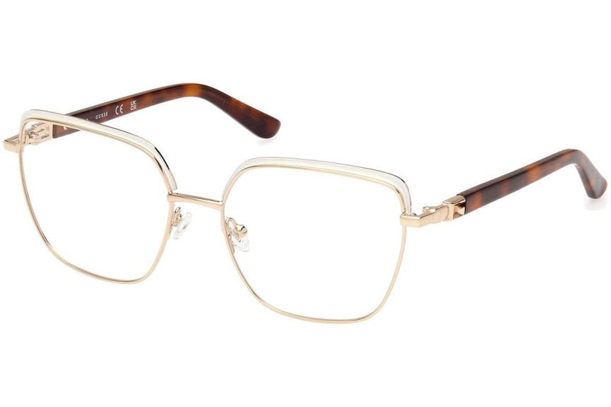 Glasses Guess GU2983 024 Quadratisch Weiß