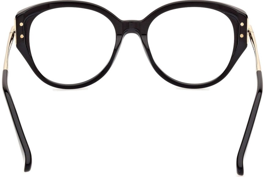 Glasses Max Mara MM5116 001 Rund Schwarz