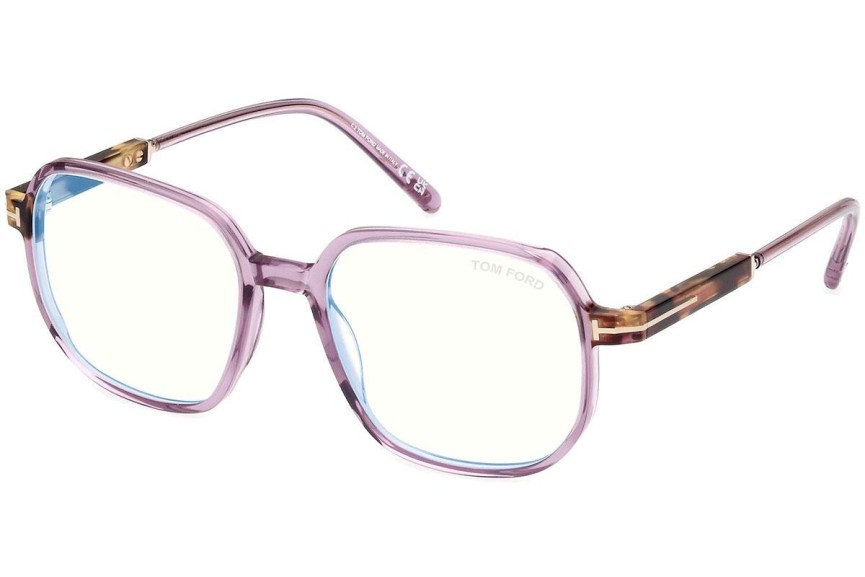 Glasses Tom Ford FT5911-B 081 Quadratisch Lila