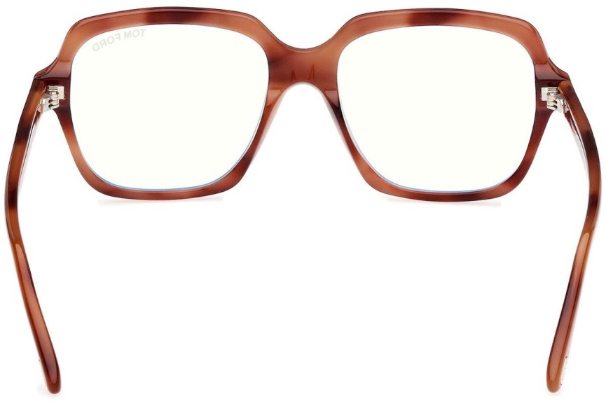 Glasses Tom Ford FT5908-B 054 Quadratisch Havanna