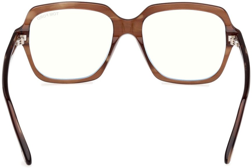 Glasses Tom Ford FT5908-B 051 Quadratisch Braun