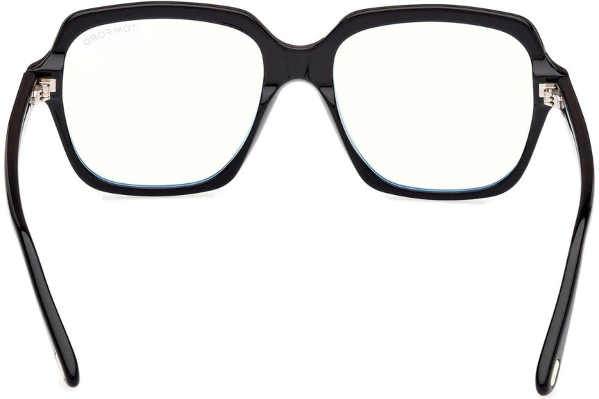 Brillen Tom Ford FT5908-B 001 Quadratisch Schwarz