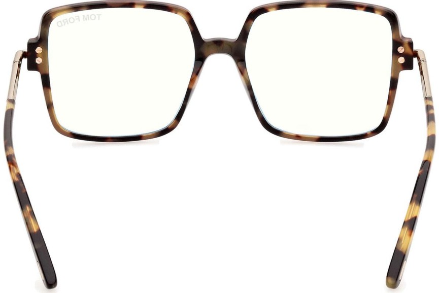 Glasses Tom Ford FT5915-B 071 Quadratisch Rot