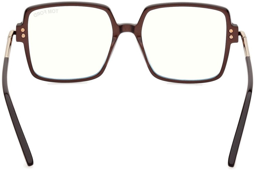 Glasses Tom Ford FT5915-B 045 Quadratisch Braun