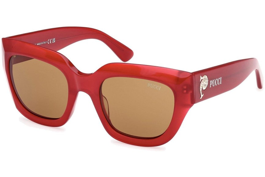 Sunglasses Emilio Pucci EP0215 69E Quadratisch Rot