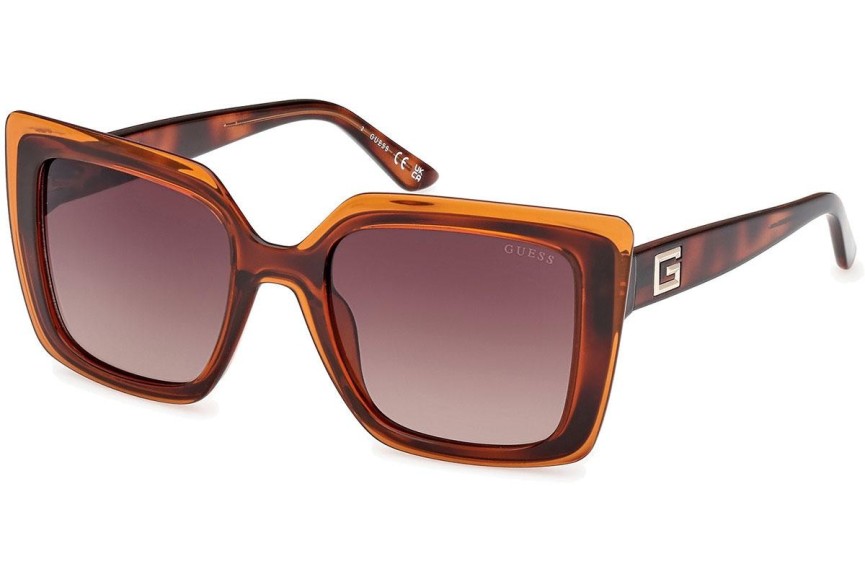 Sonnenbrille Guess GU7908 52F Quadratisch Havanna