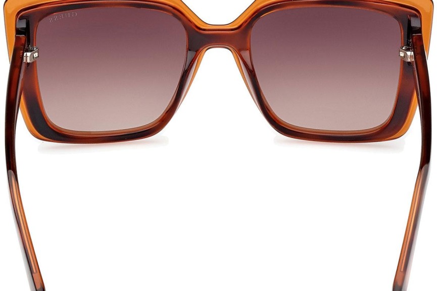 Sonnenbrille Guess GU7908 52F Quadratisch Havanna