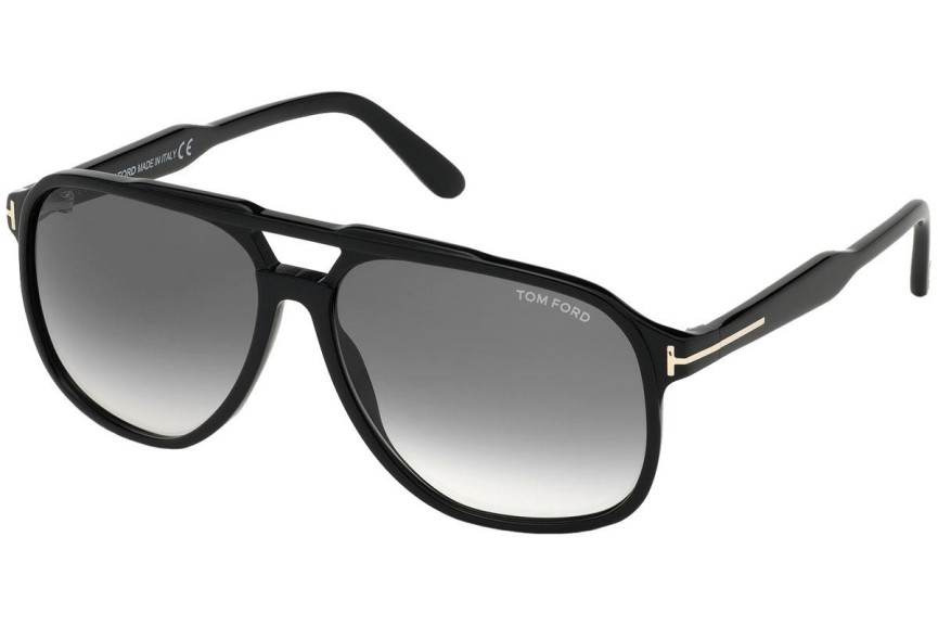 Sonnenbrille Tom Ford FT0753 01B Pilot Schwarz