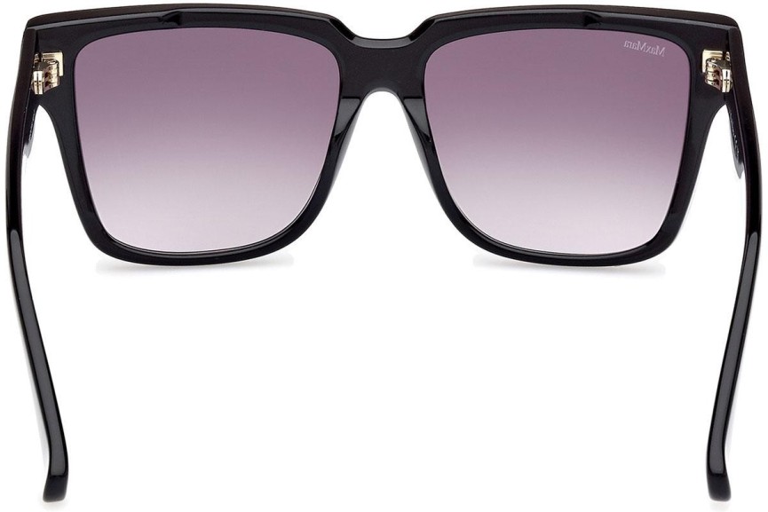 Sunglasses Max Mara Glimpse2 MM0078 01B Quadratisch Schwarz