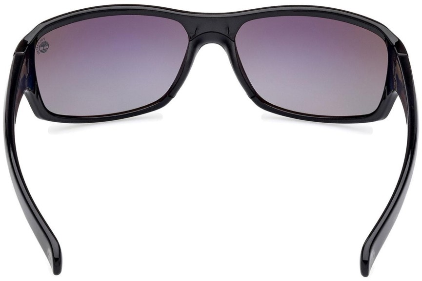 Sunglasses Timberland TB9332 01D Polarized Quadratisch Schwarz