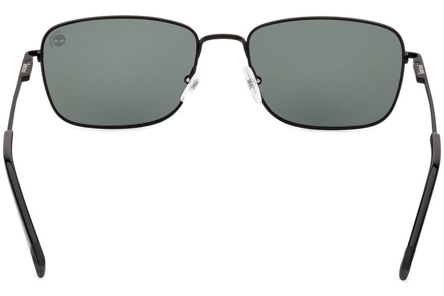 Sonnenbrille Timberland TB9338 02R Polarized Rechteck Schwarz