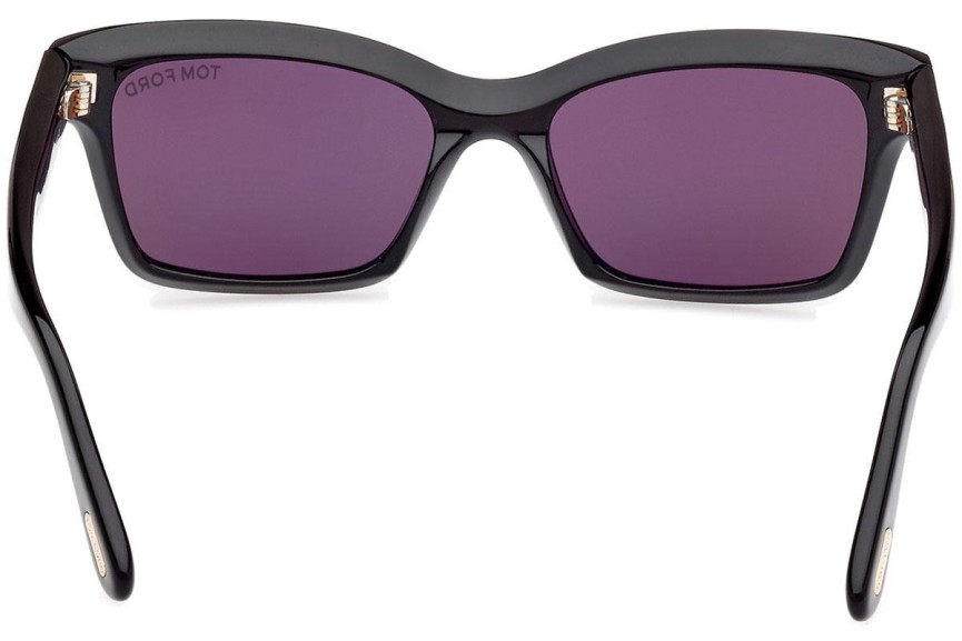 Sunglasses Tom Ford Mikel FT1085 01A Quadratisch Schwarz