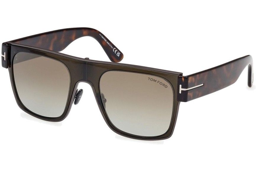 Sonnenbrille Tom Ford Edwin FT1073 51G Quadratisch Braun