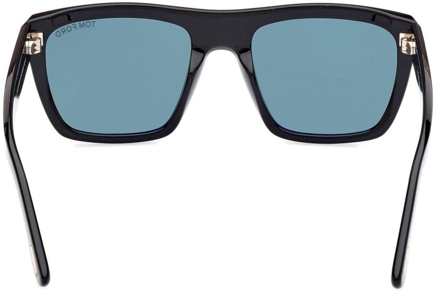 Sonnenbrille Tom Ford Alberto FT1077 01N Quadratisch Schwarz