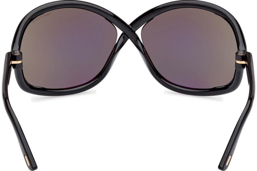 Sonnenbrille Tom Ford Bettina FT1068 01A Besondere Schwarz