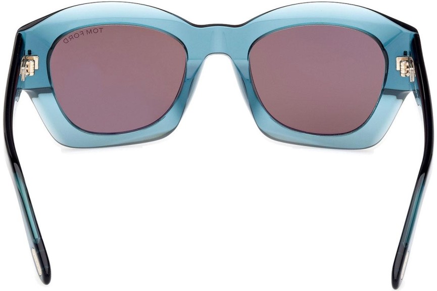 Sonnenbrille Tom Ford Guilliana FT1083 90L Quadratisch Blau